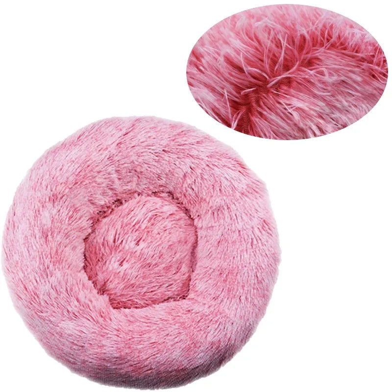 40-90cm 6 Sizes Round Pet Bed for Large Dog Bed Super Soft Cat Bed Plush