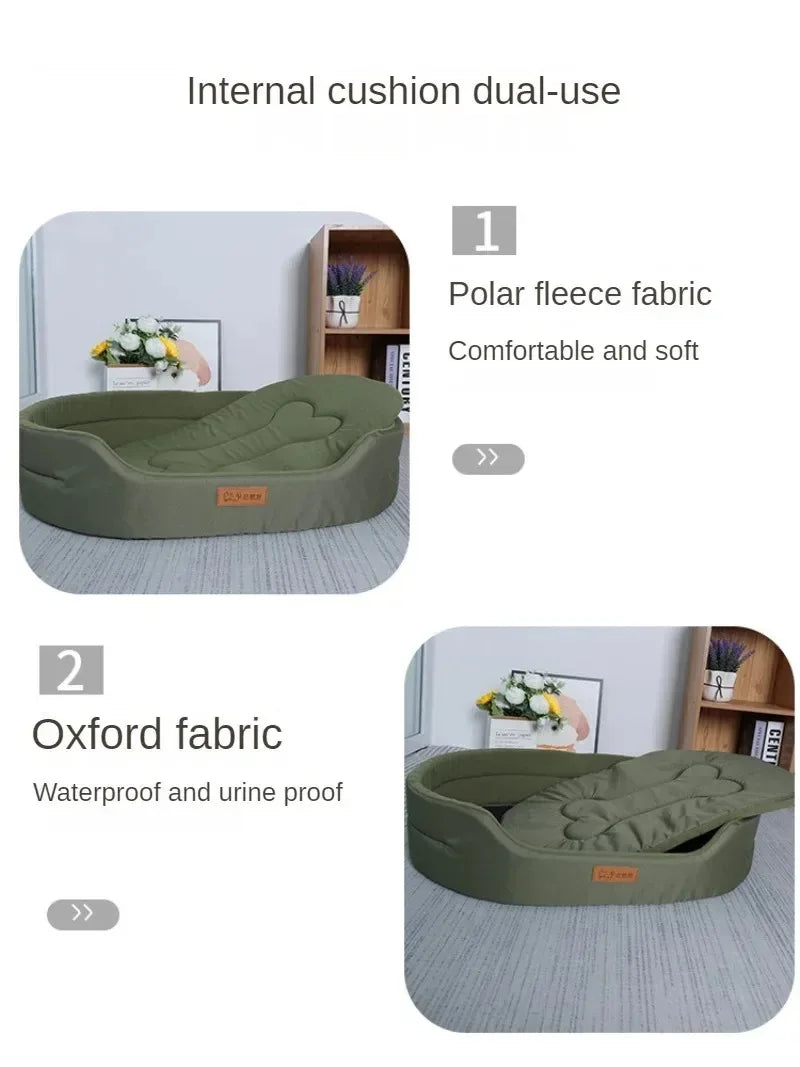 Dog Cushions Winter Pet Bed Sofa Large
