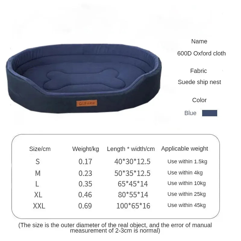 Dog Cushions Winter Pet Bed Sofa Large
