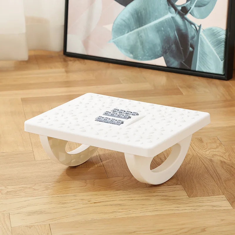 Foot Rest Under Desk Rocking Footstool with Massage Rollers Foot