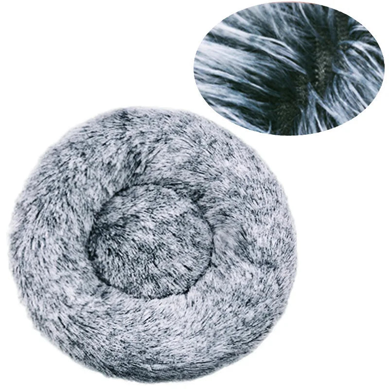 40-90cm 6 Sizes Round Pet Bed for Large Dog Bed Super Soft Cat Bed Plush