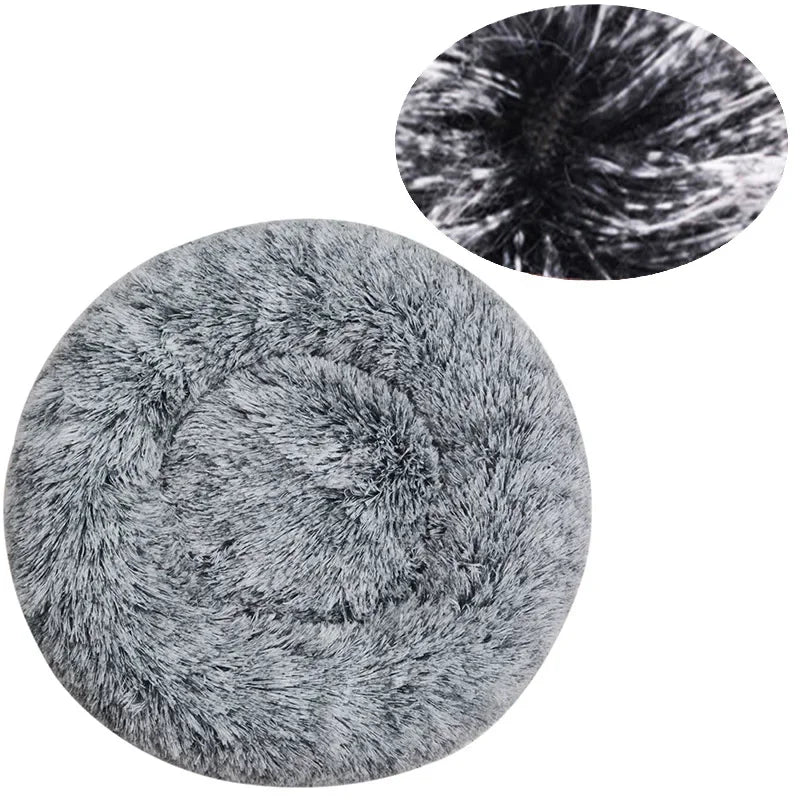 40-90cm 6 Sizes Round Pet Bed for Large Dog Bed Super Soft Cat Bed Plush