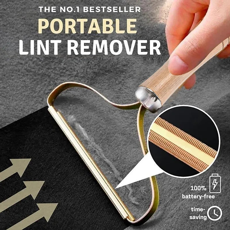 Portable Lint Remover Pet Hair Remover Brush Manual